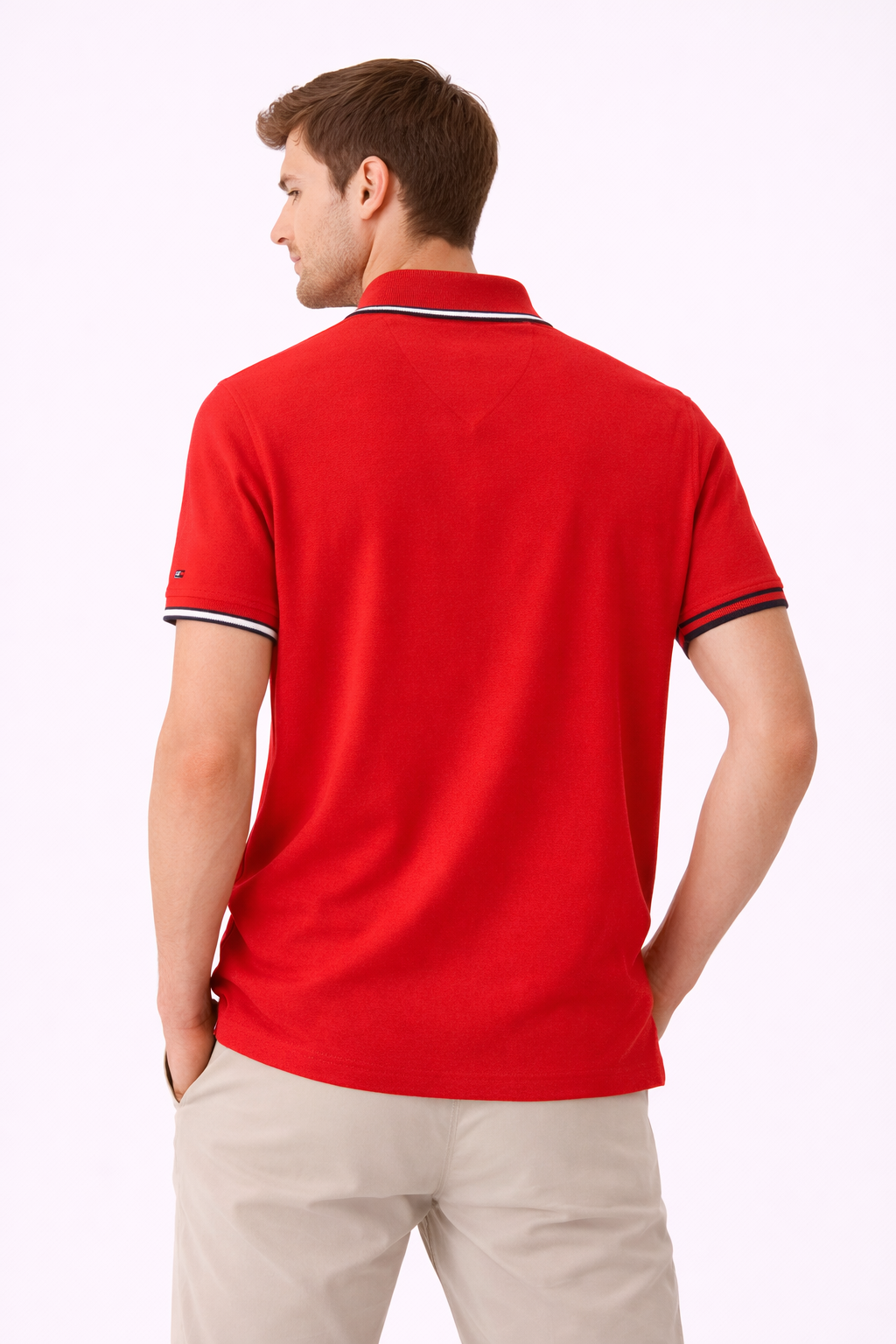 Tommy Hilfiger Red Polo Shirt