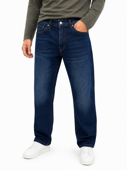 True Religion Dark Wash Straight-Leg Jeans