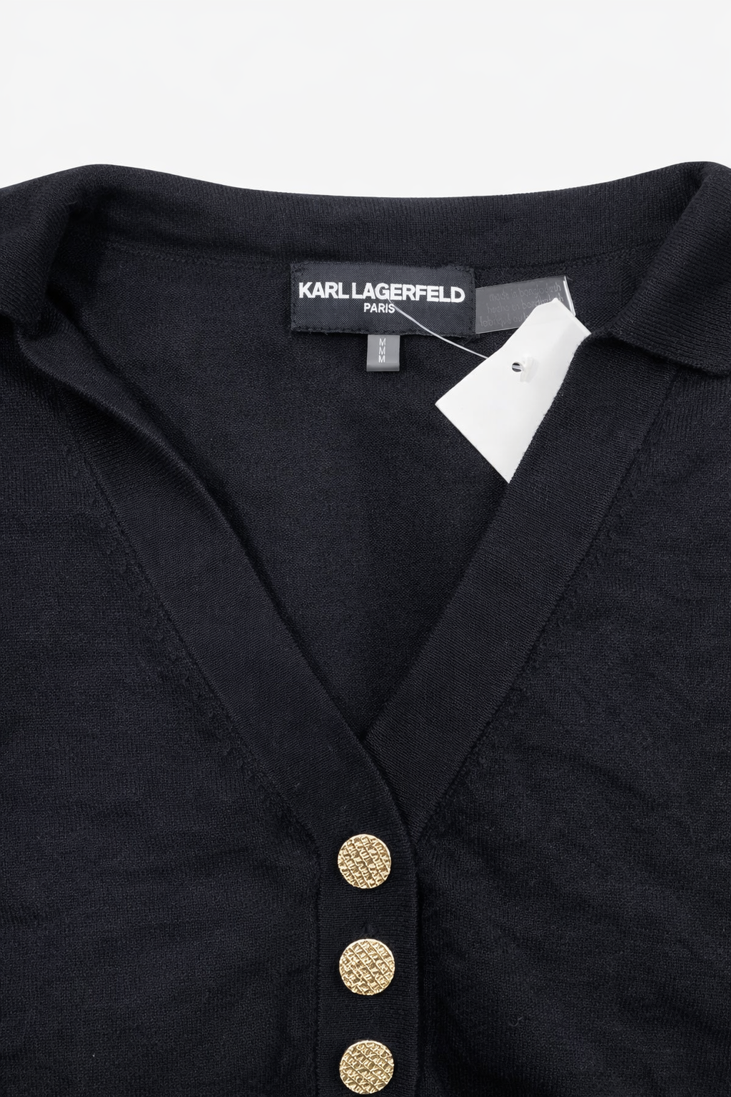 Karl Lagerfeld Paris Knit Blouse – Black