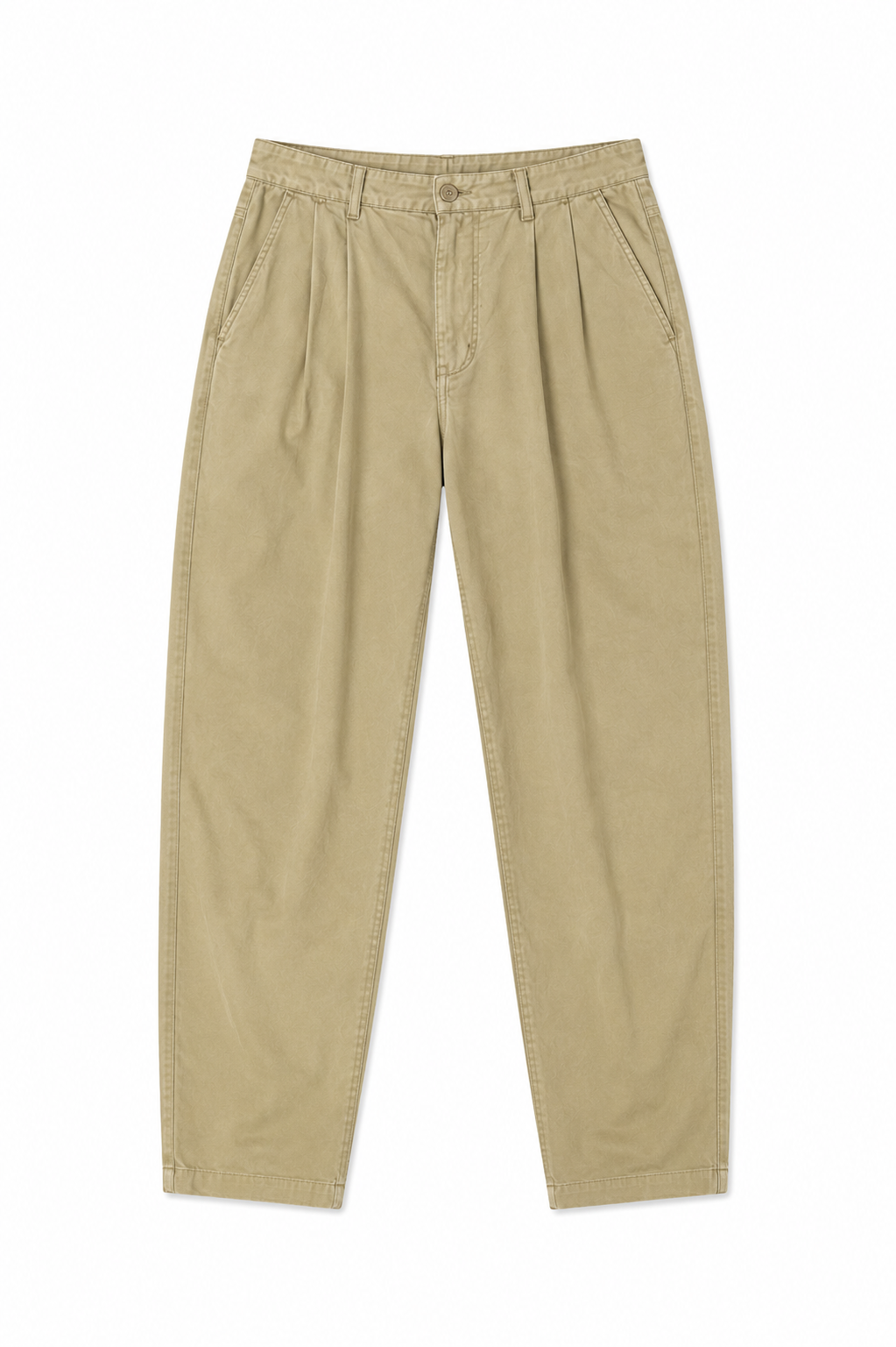 Carhartt Relaxed Beige Pleated Pants