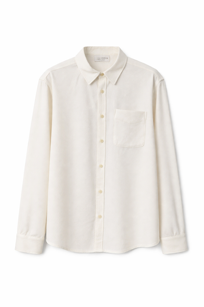 ZARA Textured Essential Shirt – Off White