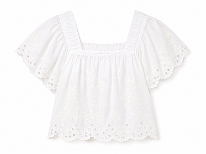 American Eagle Embroidered Blouse – Product Description