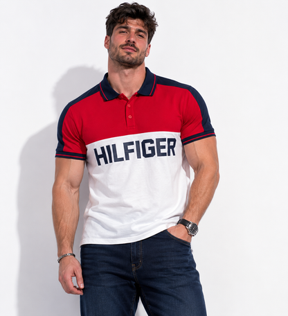 Tommy Hilfiger Colorblock Logo Polo Shirt