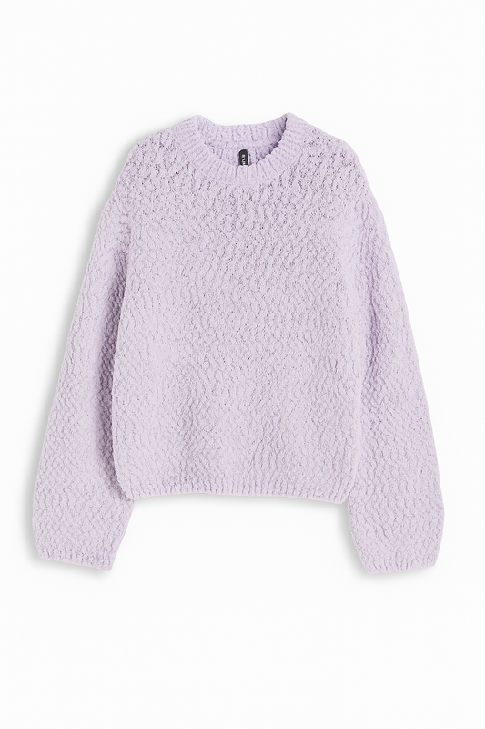 women’s textured knit sweater from H&M