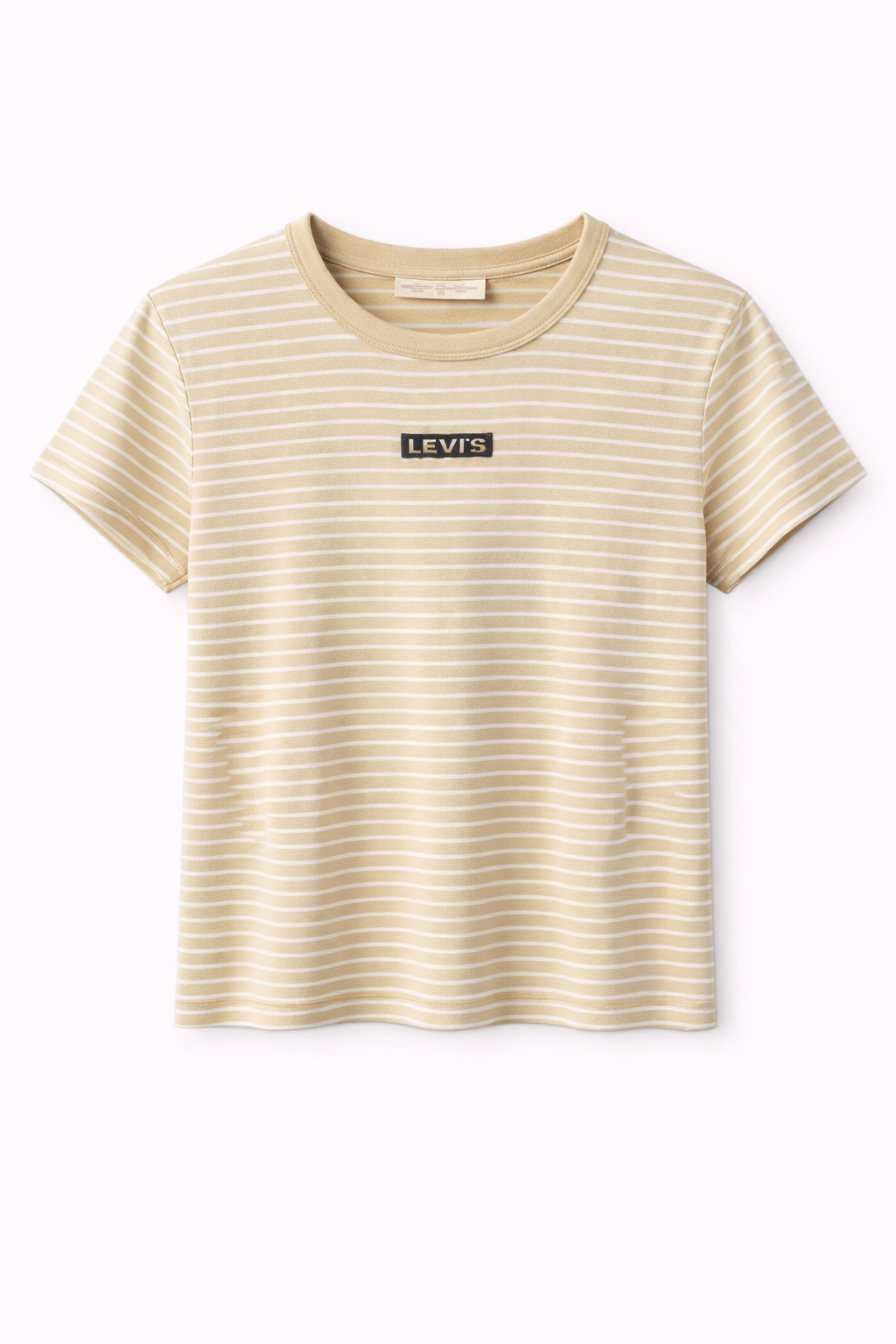 Levi’s® striped logo T-shirt  Beige