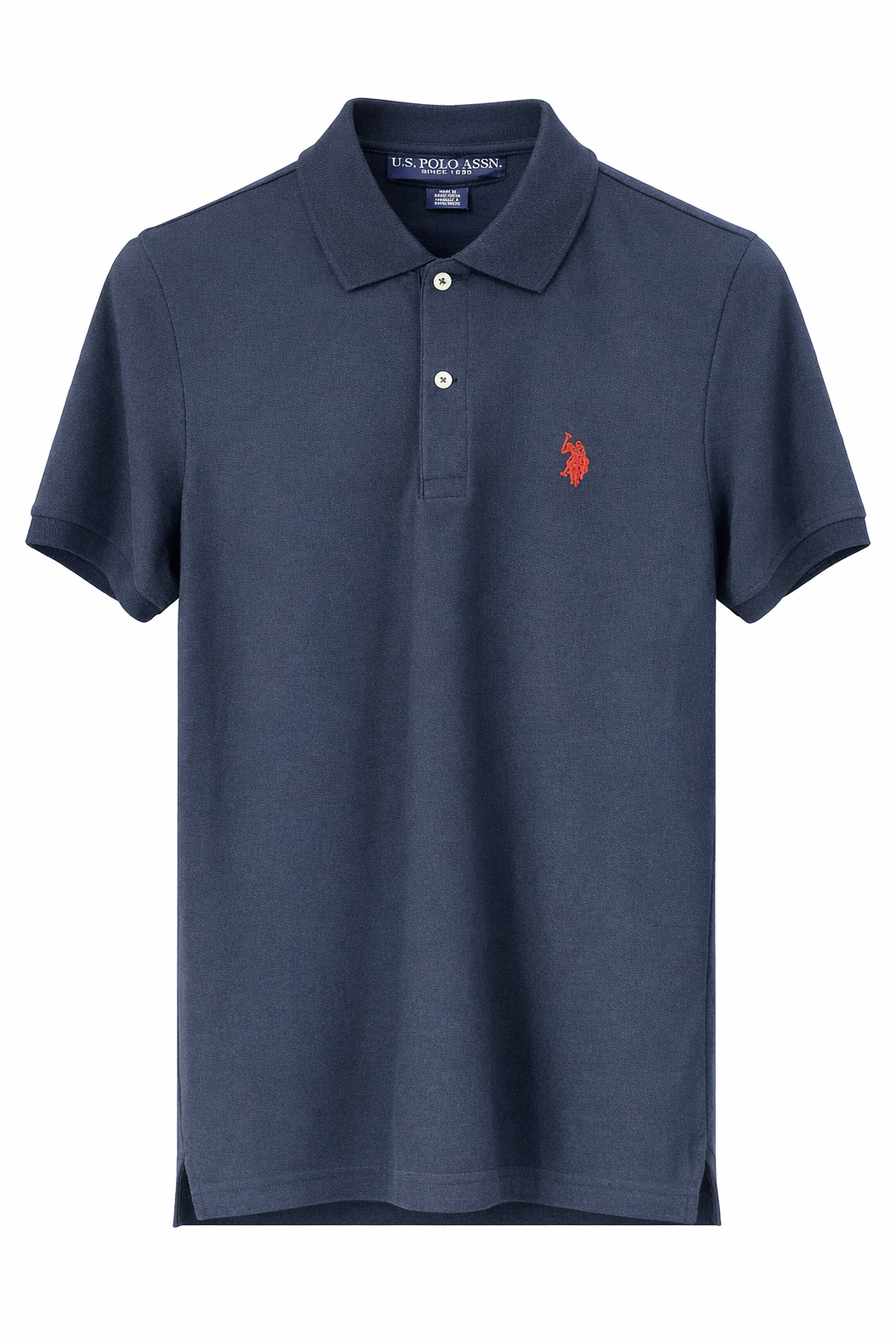U.S. Polo Assn. Classic Polo Shirt – Navy Blue (Red Logo)