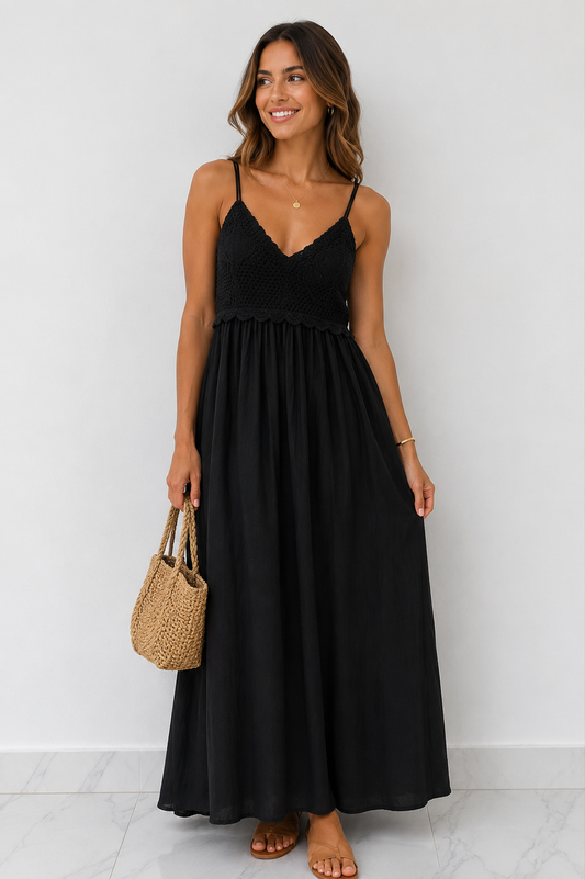 GAP Crochet Bodice Maxi Dress