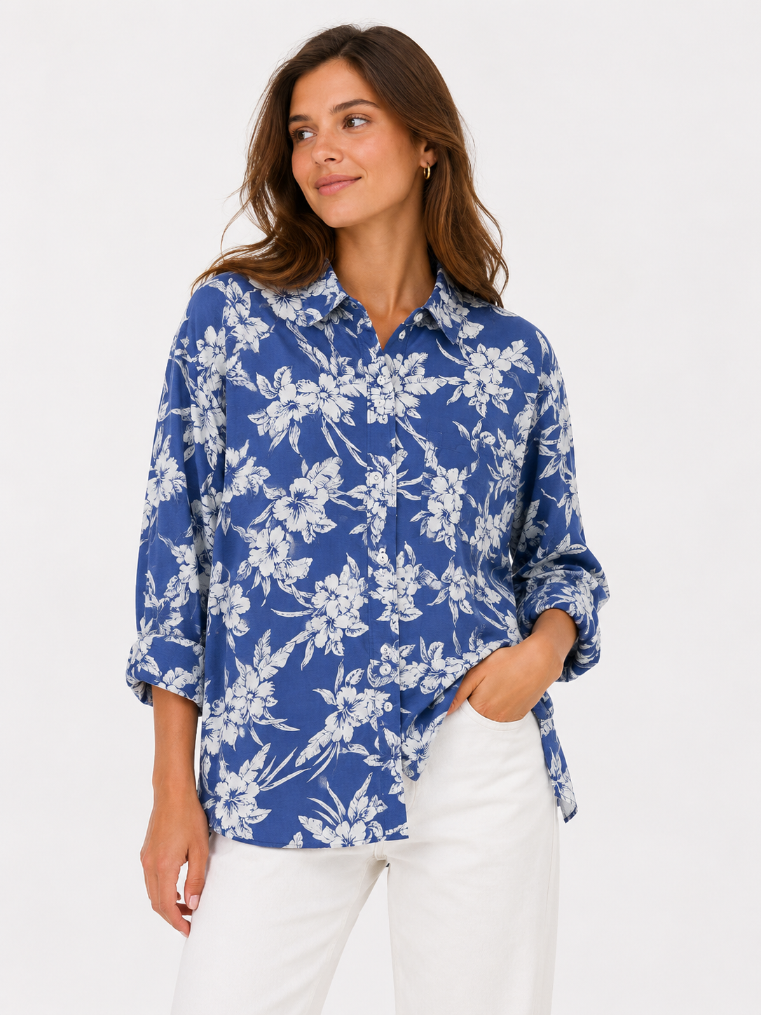 ONLY Floral Print Shirt