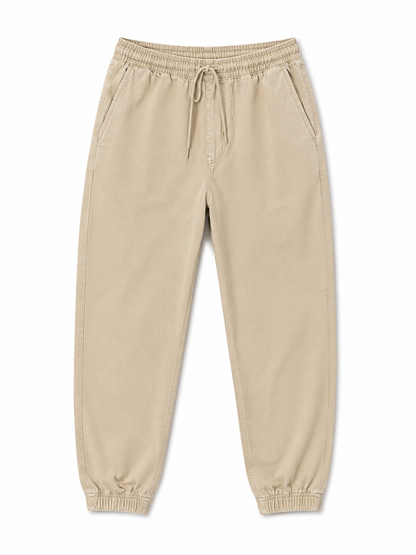 Pull&Bear Beige Relaxed Jogger Pants