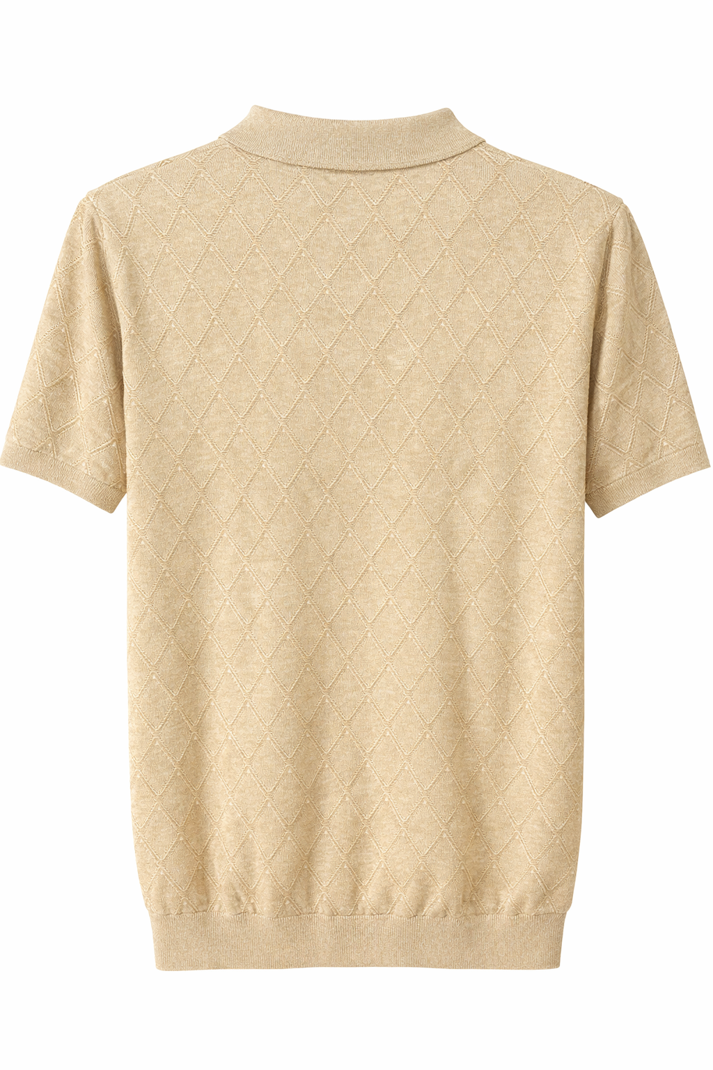Ted Baker London Textured Knit Polo – Beige