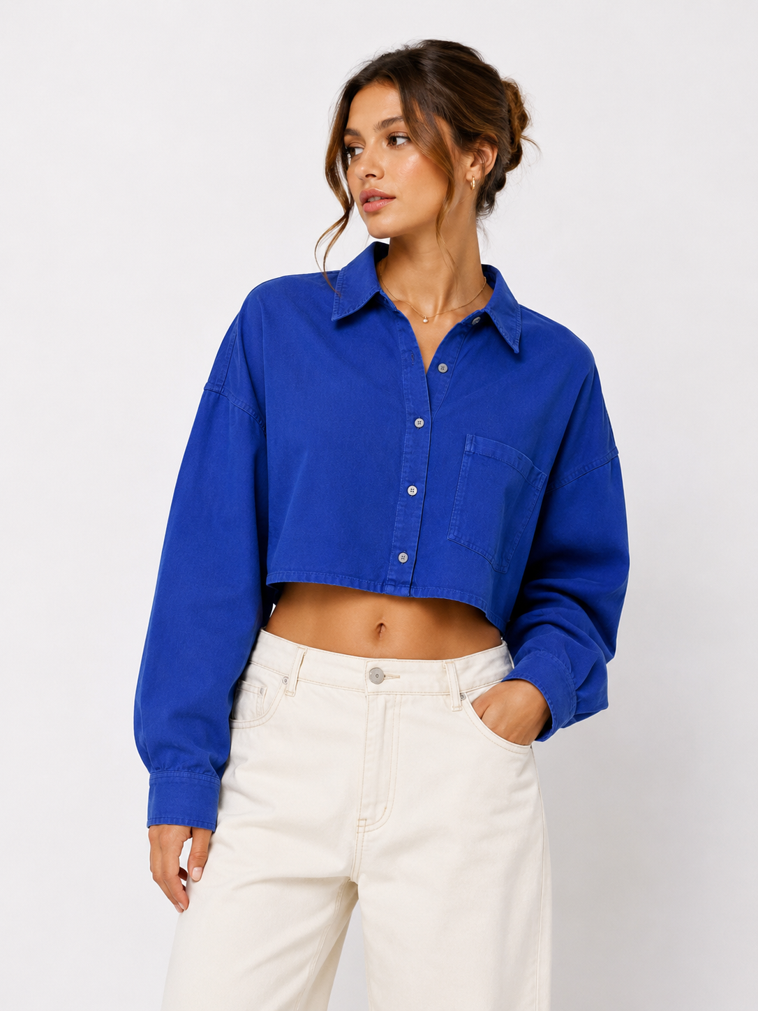 Primark Cropped Utility Shirt