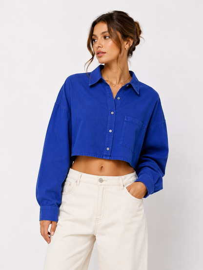 Primark Cropped Utility Shirt