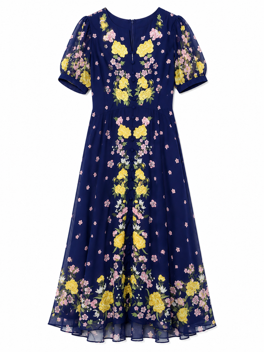Hobbs Floral Midi Dress – Product Description