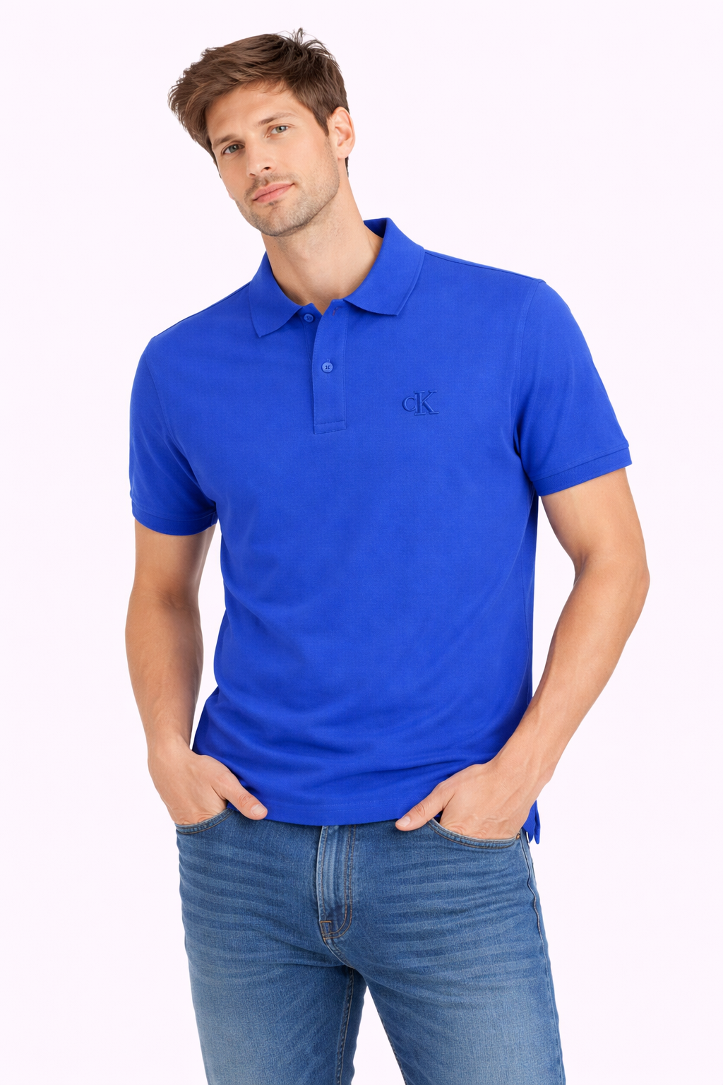 Calvin Klein Royal Blue Polo Shirt