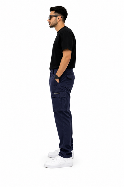 Superdry Navy Utility Cargo Pants