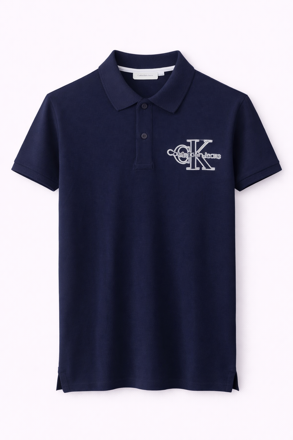 Calvin Klein Navy Logo Polo (CK Graphic Edition)
