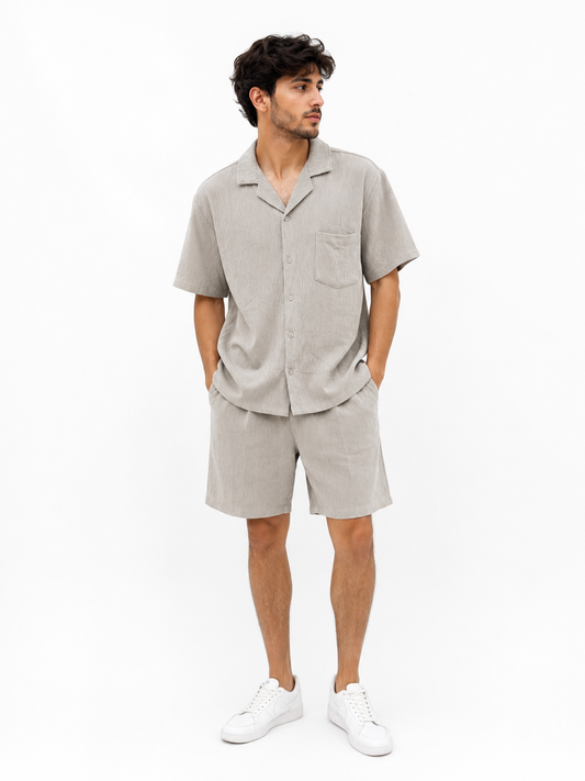 157 Textured Summer Pajama Set